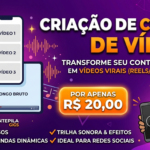 Eu vou criar cortes de vídeos virais