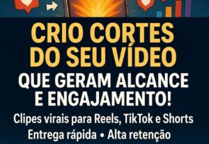 Eu vou criar cortes de vídeo pra gerar alcance e engajamento
