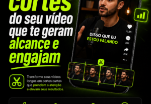 Eu vou gerar cortes de vídeo