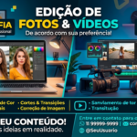 Eu vou fazer edição de vídeo e foto