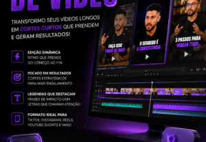 Eu vou criar cortes do seu vídeo