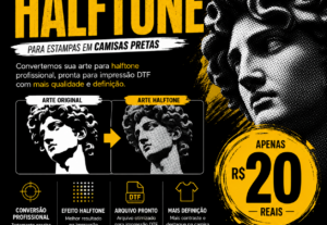 Eu vou fazer conversão de arte para Halftone