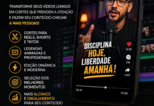 Eu vou Fazer cortes do seu vídeo para Mais Alcance/Engajamen...
