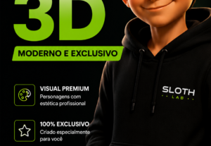 Eu vou Criar um personagem 3D moderno e exclusivo
