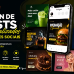Eu vou Criar posts personalizados para redes sociais e rtc.....