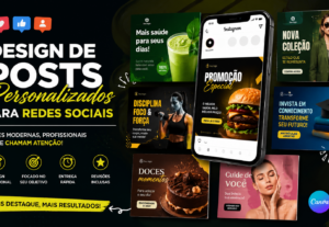 Eu vou Criar posts personalizados para redes sociais e etc.....