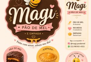 Eu vou Fazer Sua identidade visual logo, adesivo,menu