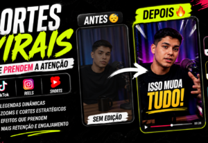 Eu vou criar cortes virais que gere engajamento