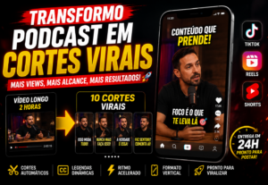 Eu vou fazer cortes para seus videos virarem virais