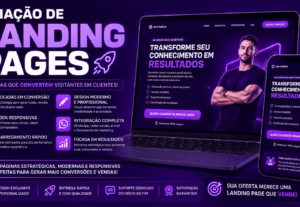 Eu vou fazer uma página de vendas Landing Page Mentoria Curs...