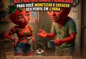 Eu vou criar 3 vídeos com as frutas mais famosas em 1 hora