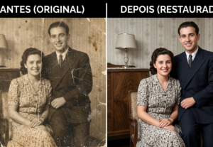 Eu vou Transformar fotos antigas danificadas em imagens HD.