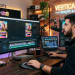 Eu vou editar vídeos para reels, TikTok e cortes viralizarem