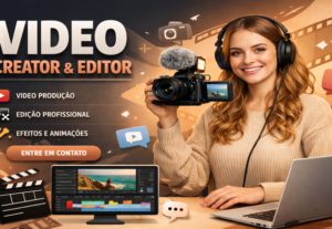 Eu vou Fazer um vídeo sobre seu produto e já entrego editado