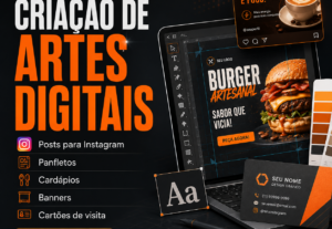 Eu vou fazer Criação de arte digital para divulgação