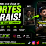Eu vou editar cortes virais para TikTok, Reels e Shorts