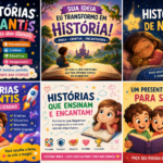 Eu vou criar uma história infantil única e inesquecível