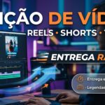 Eu vou editar vídeos para Youtube, TikTok, Reels e Shorts