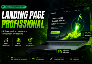 Eu vou criar uma Landing Page Profissional