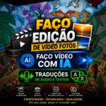 Eu vou editar seus cortes do vídeos, fotos