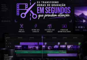 Eu vou criar os melhores cortes de seus vídeos