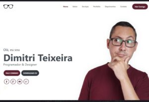 Eu vou fazer um site simples para você.
