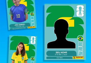Eu vou fazer uma figurinha digital personalizada da Copa 202...