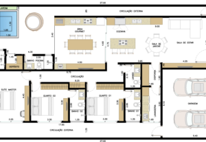 Eu vou fazer a planta baixa da sua casa em AutoCAD