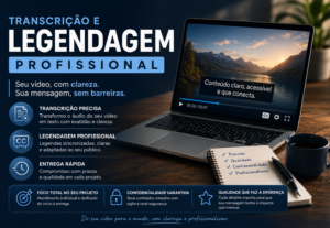 Eu vou transcrever e legendar seu vídeo
