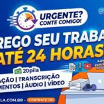 Eu vou digitar, formatar e transcrever seus documentos