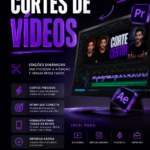 Eu vou criar cortes virais para seus vídeos