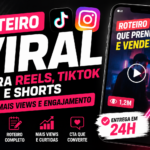 Eu vou fazer roteiro viral para Reels, TikTok e Shorts