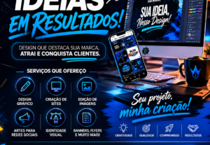 Eu vou fazer suas ideias, marcas memoráveisDesign Gráfico