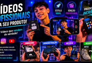 Eu vou gravar um vídeo profissional divulgando seu produto