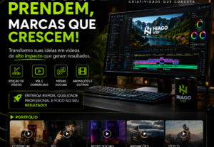 Eu vou editar o vídeo profissionalmente para Redes.