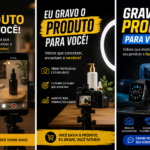 Eu vou gravar um vídeo profissional divulgando seu produto