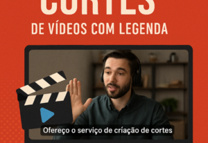 Eu vou fazer cortes de vídeos para você