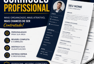 Eu vou criar um currículo profissional para sua vaga