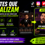 Eu vou fazer cortes virais do seu vídeo para mais alcance