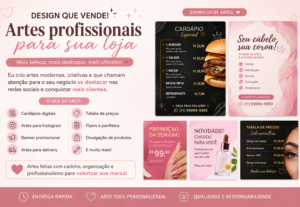 Eu vou criar artes e designs profissionais para sua loja
