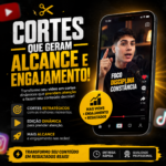 Eu vou Criar cortes do seu vídeo com mais alcance e engajame...