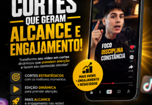 Eu vou Criar cortes do seu vídeo com mais alcance e engajame...