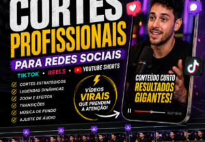 Eu vou Fazer cortes para TikTok, Reels e Shorts