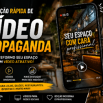 Eu vou editar seus vídeos e fazer propaganda do seu espaço