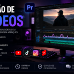 Eu vou Editar Vídeos Curtos e Longos para YouTube e TikTok