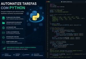 Eu vou automatizar tarefas repetitivas usando Python