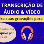 Eu vou transcrever até 40 minutos de áudio em Word