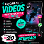 Eu vou Fazer edição de vídeos para TikTok, Reels e Status...