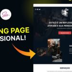 Eu vou criar um site profissional ou landing page moderna e
