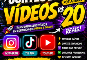 Eu vou Criar cortes dos seus vídeos que geram engajamento.